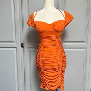 SHEIN Ruched Bodycon Dress